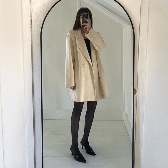 Forecaster of Boston Jackets & Blazers - Forecaster of Boston Vintage 80s Wool Double Breasted Coat Size 13/14